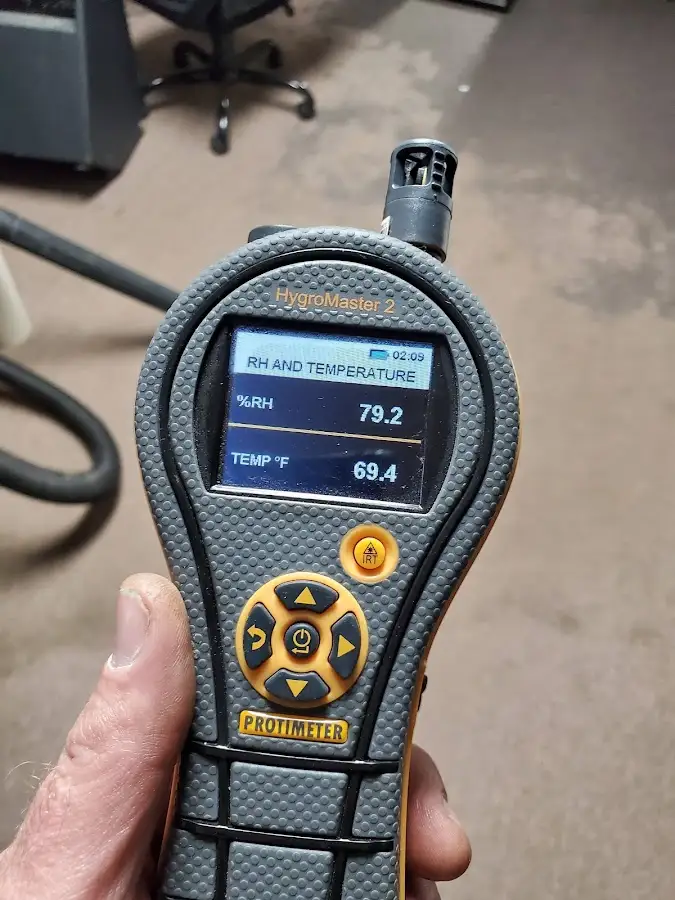 Moisture meter humidity assessment for Fire & Smoke Damage Restoration in Schuyler