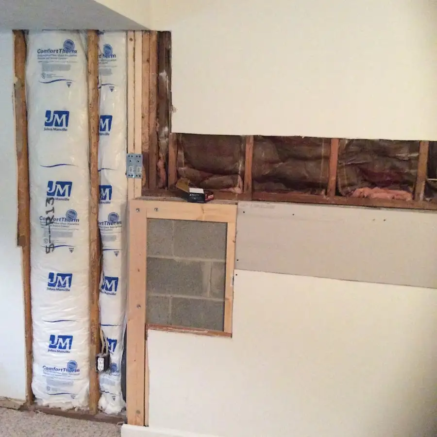 Wall insulation replacement during Odor Removal & Deodorization in Schuyler